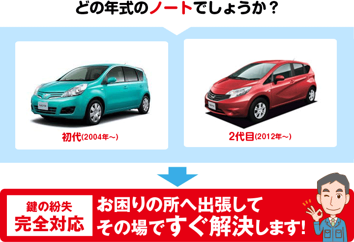 どの年式のノートでしょうか?