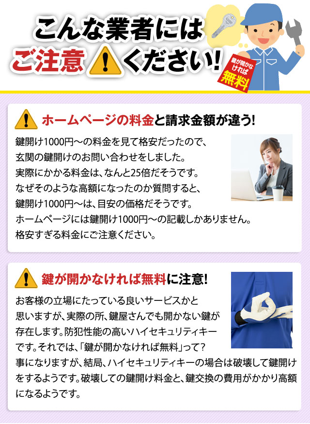 合鍵 鍵屋の緊急隊
