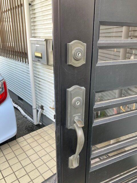 【栃木県栃木市神田町】「MIWA」玄関の鍵の交換事例の画像イメージ