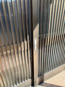 【栃木県下野市薬師寺】「MIWA」玄関の引き戸（鍵の交換）の画像イメージ