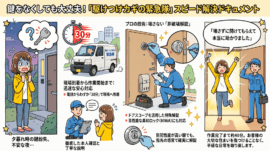 【静岡県浜松市中央区馬郡町】玄関の鍵を開けたいの画像イメージ