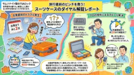 【大阪府門真市新橋町】スーツケースの鍵を開けたいですの画像イメージ
