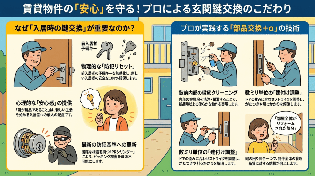 【東京都板橋区東坂下】鍵の交換がしたいの画像イメージ