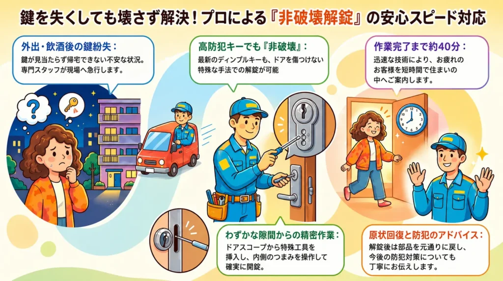 【大阪府泉佐野市市場西】玄関の鍵を開けたいの画像イメージ