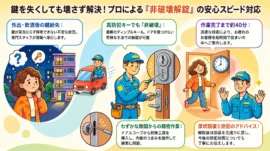 【大阪府泉佐野市市場西】玄関の鍵を開けたいの画像イメージ