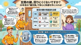 【茨城県筑西市下中山】鍵の交換がしたいの画像イメージ