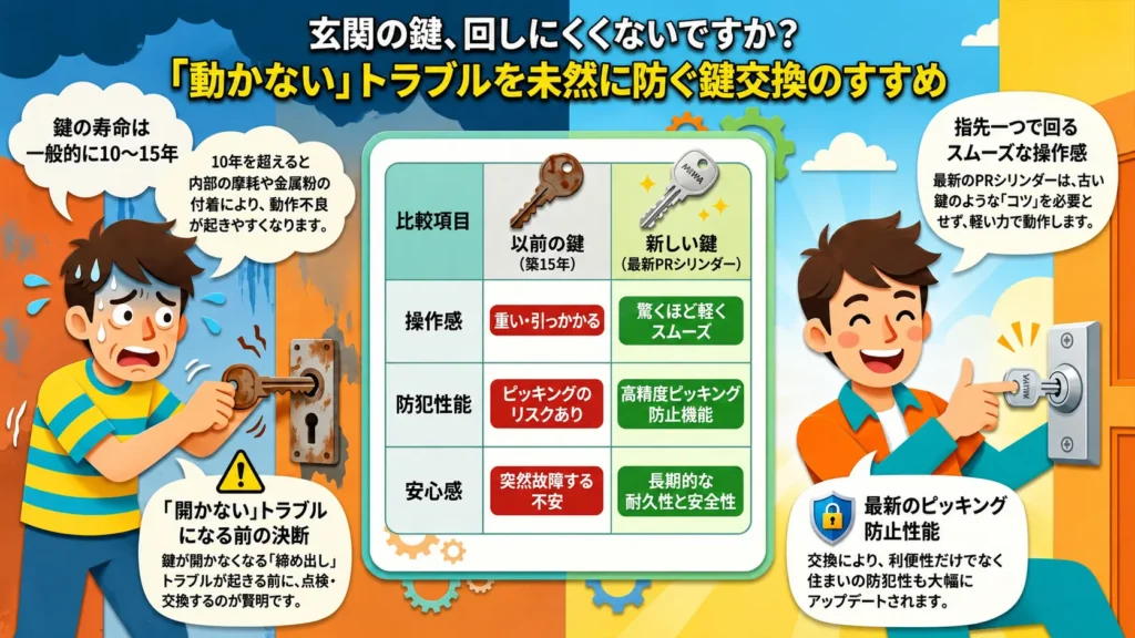 【埼玉県さいたま市見沼区大谷】鍵の交換がしたいの画像イメージ