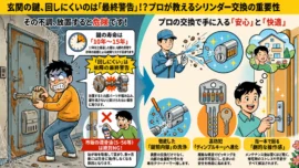 【埼玉県深谷市上野台】鍵の交換がしたいの画像イメージ