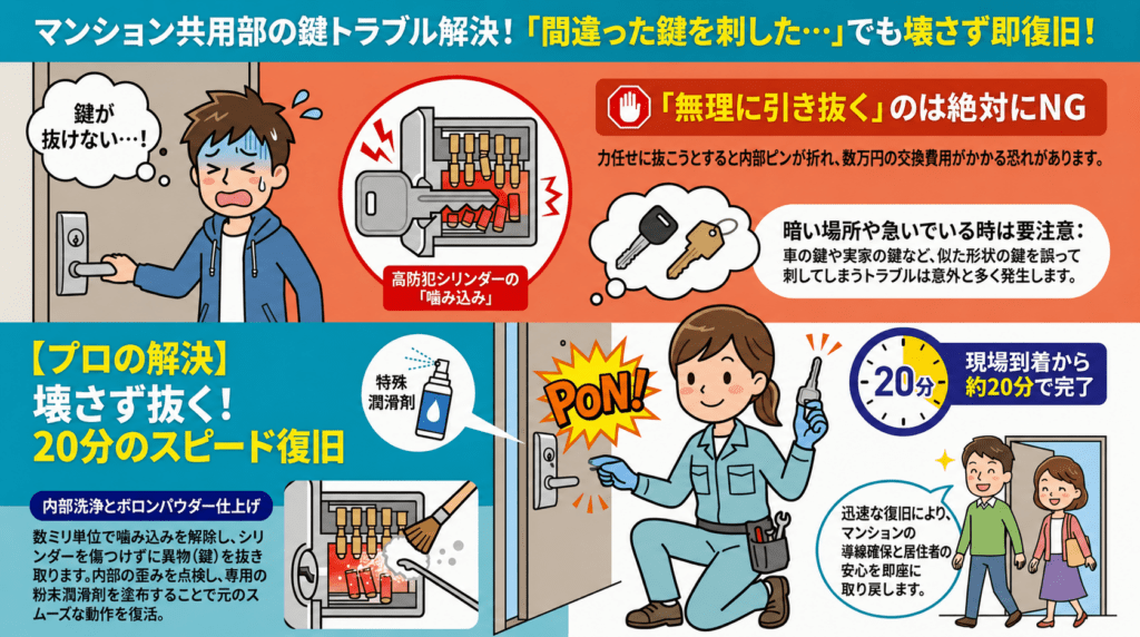 【千葉県船橋市湊町】鍵の修理がしたいの画像イメージ