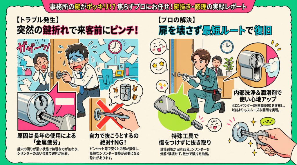 【茨城県龍ケ崎市板橋町】鍵の修理がしたいの画像イメージ