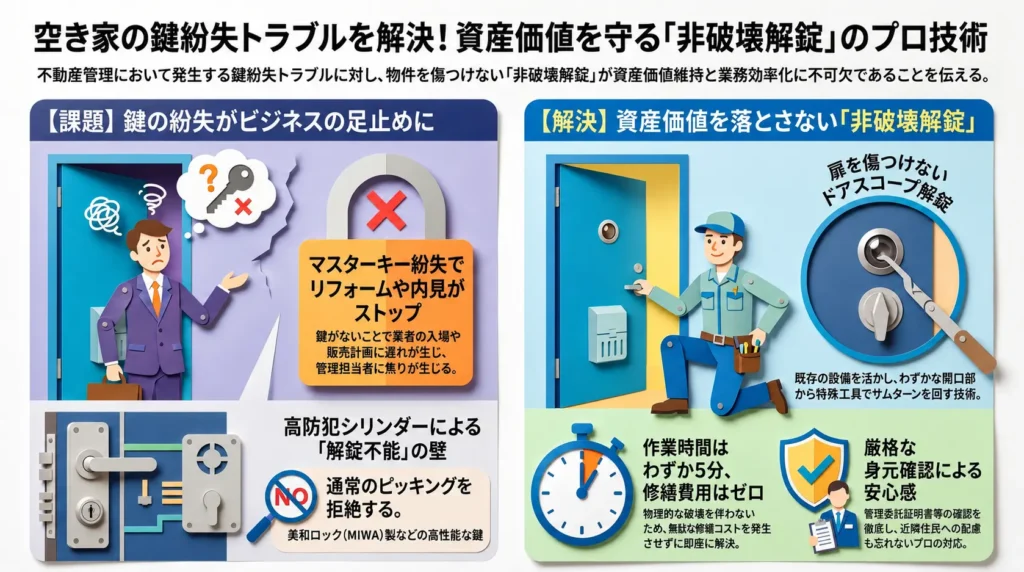 【東京都小平市学園西町】玄関の鍵を開けたいの画像イメージ