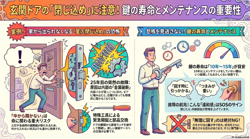 【東京都板橋区常盤台】玄関の鍵を開けたい