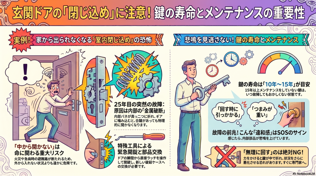 【東京都板橋区常盤台】玄関の鍵を開けたいの画像イメージ