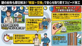 【宮城県仙台市若林区新井】玄関の鍵を開けたいの画像イメージ