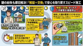 【宮城県仙台市若林区新井】玄関の鍵を開けたいの画像イメージ