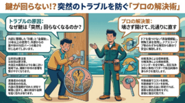 【東京都大田区大森東】玄関の鍵を開けたいの画像イメージ