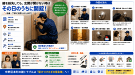 【東京都中野区本町】玄関の鍵を開けたいの画像イメージ