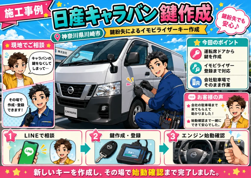 【神奈川県川崎市川崎区】イモビライザー・スマートキーの画像イメージ
