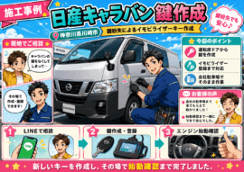 【神奈川県川崎市川崎区】イモビライザー・スマートキーの画像イメージ