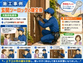 【大阪府松原市田井城】鍵の交換がしたいの画像イメージ