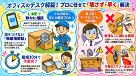 【神奈川県横浜市中区】デスクやキャビネットの鍵を開けたいの画像イメージ