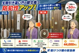 【栃木県栃木市岩舟町小野寺】鍵の交換がしたいの画像イメージ