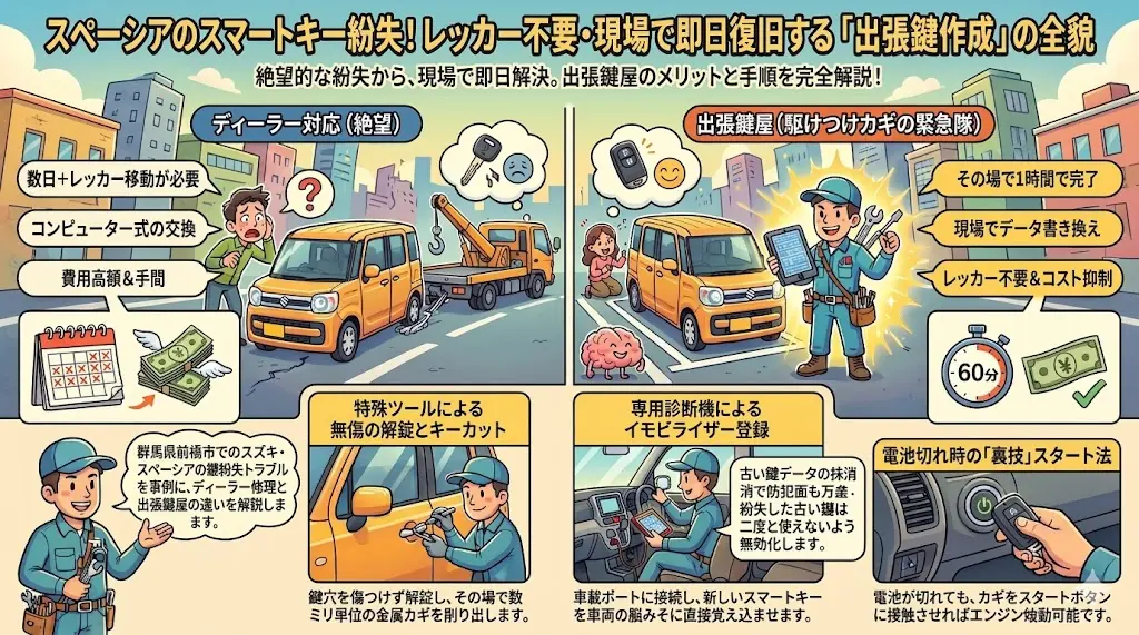 【群馬県前橋市富士見町 】イモビライザー・スマートキーの画像イメージ