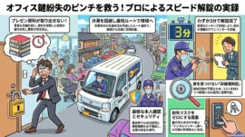 【京都府京都市下京区五条烏丸】デスクやキャビネットの鍵を開けたいの画像イメージ