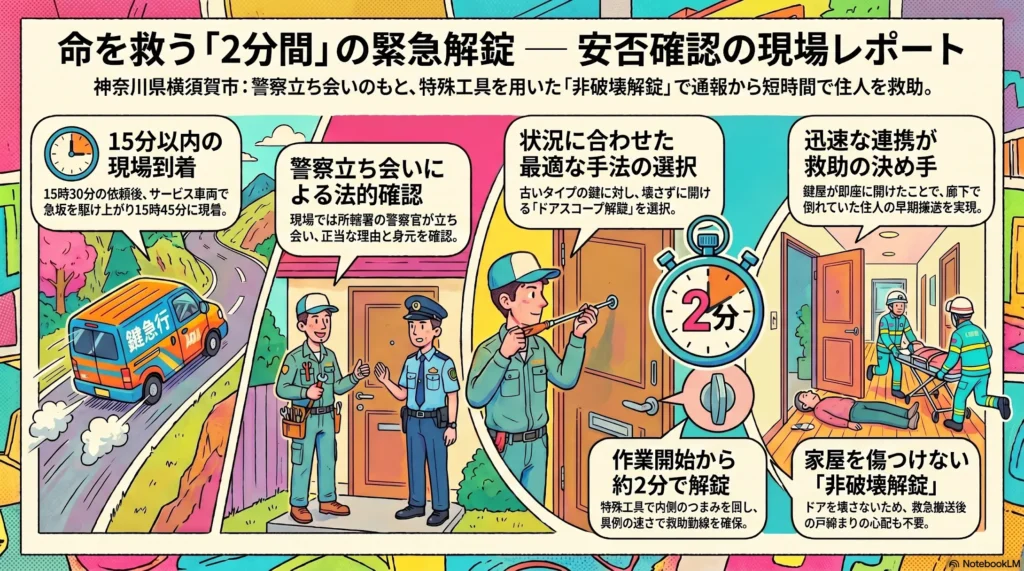 【神奈川県横須賀市上】玄関の鍵を開けたい