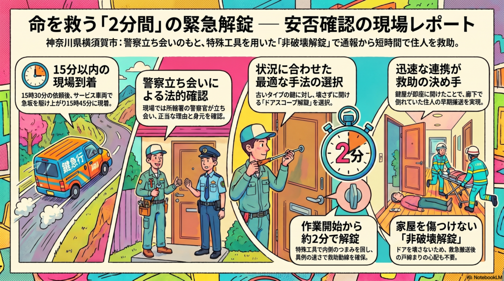 【神奈川県横須賀市上】玄関の鍵を開けたいの画像イメージ