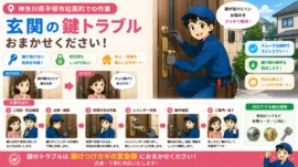 【神奈川県平塚市松風町】鍵の修理がしたいの画像イメージ