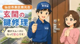 【宮城県仙台市泉区南光台】鍵の修理がしたいの画像イメージ