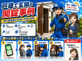 【千葉県船橋市金杉】玄関の鍵を開けたいの画像イメージ