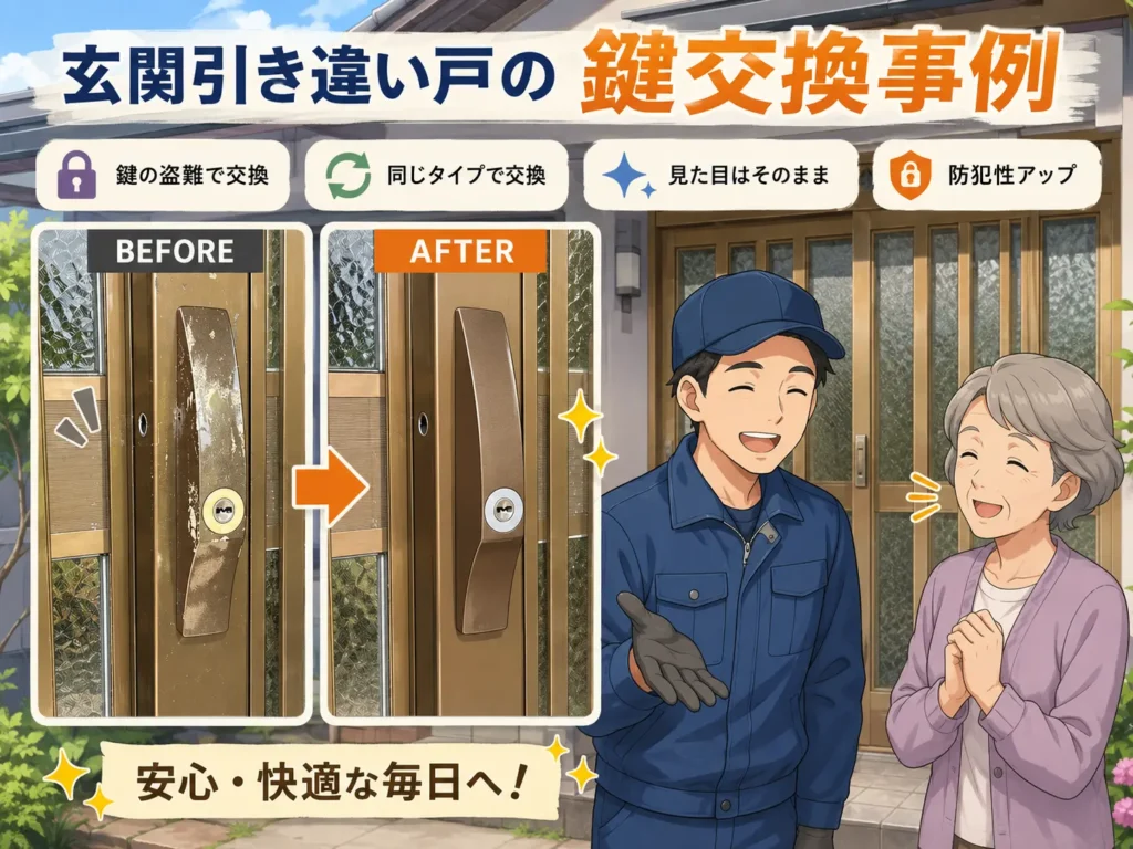 【栃木県宇都宮市清原台】鍵の交換がしたいの画像イメージ