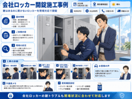 【東京都新宿区大久保】ロッカーの鍵を開けたいの画像イメージ