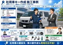 【宮城県仙台市宮城野区田子】紛失した鍵を作成したいの画像イメージ