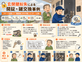 【大分県大分市葛木】玄関の鍵を開けたいの画像イメージ