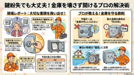 【新潟県新潟市西区寺尾】金庫のカギを開けたいの画像イメージ