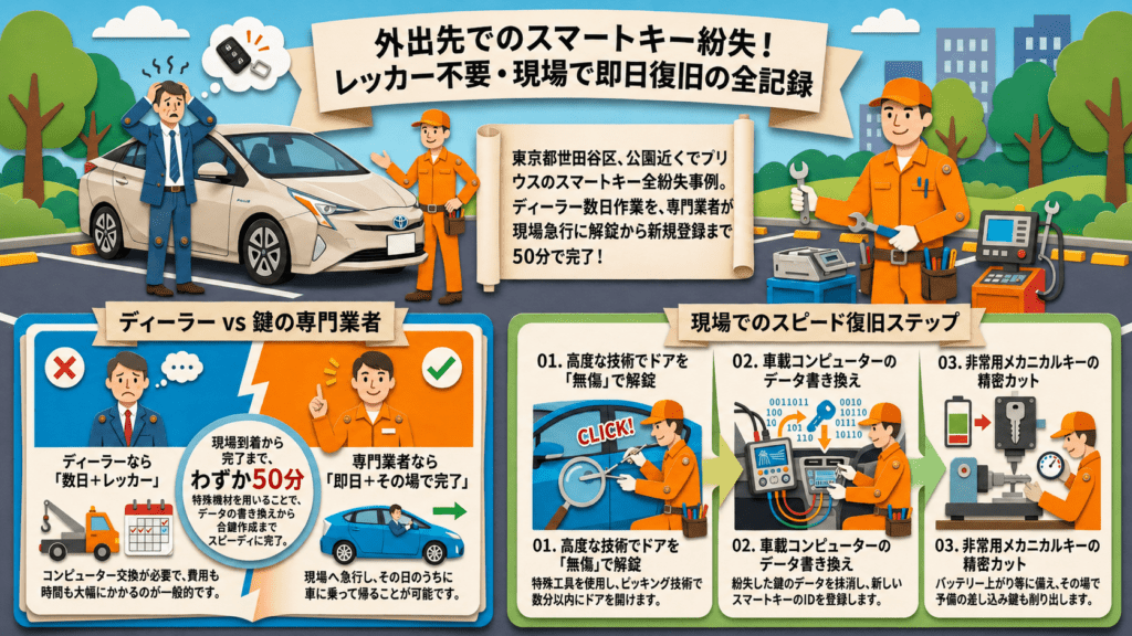 【東京都世田谷区駒沢】イモビライザー・スマートキーの画像イメージ