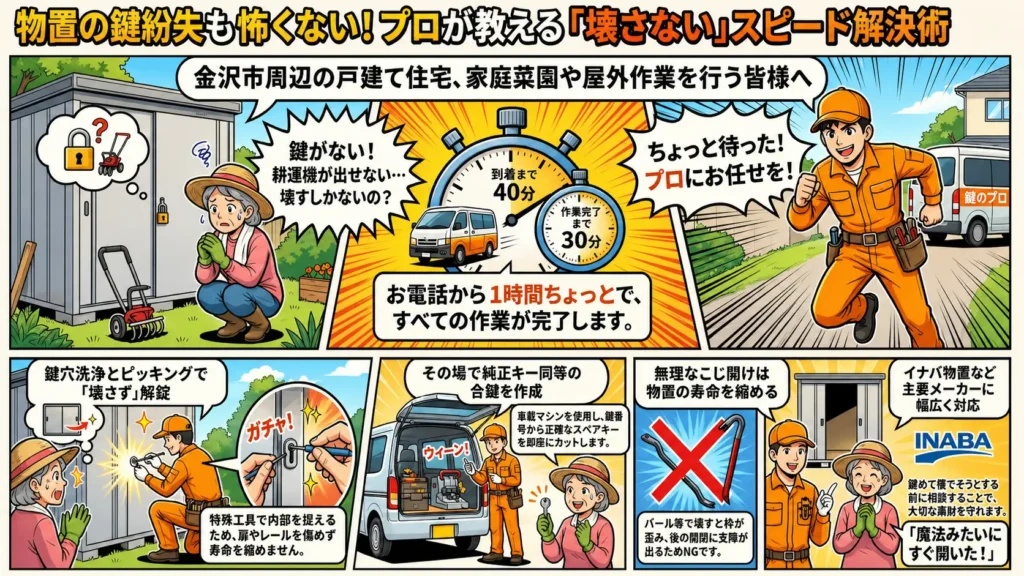 【石川県金沢市八日市】ロッカーの鍵を開けたい
