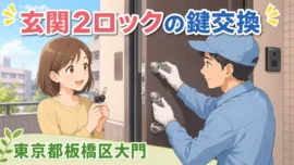 【東京都板橋区大門】鍵の交換がしたいの画像イメージ
