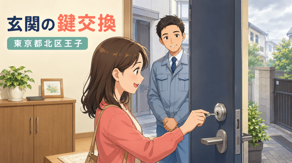 【東京都北区王子】鍵の交換がしたいの画像イメージ