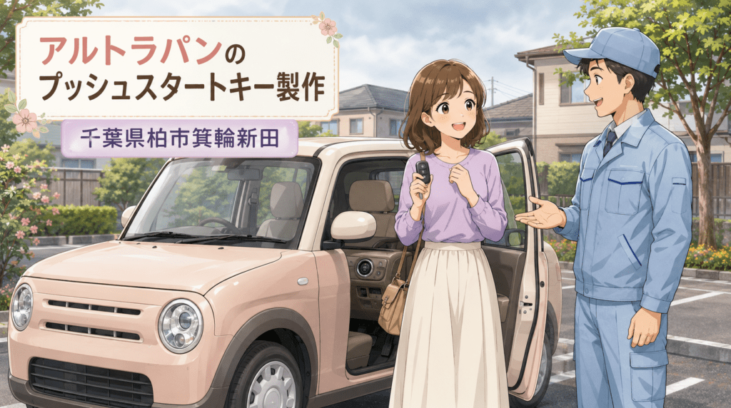 【千葉県柏市箕輪新田】イモビライザー・スマートキー