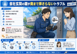 【埼玉県さいたま市大宮区天沼町】玄関の鍵を開けたいの画像イメージ