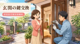 【奈良県天理市指柳町】鍵の交換がしたいの画像イメージ