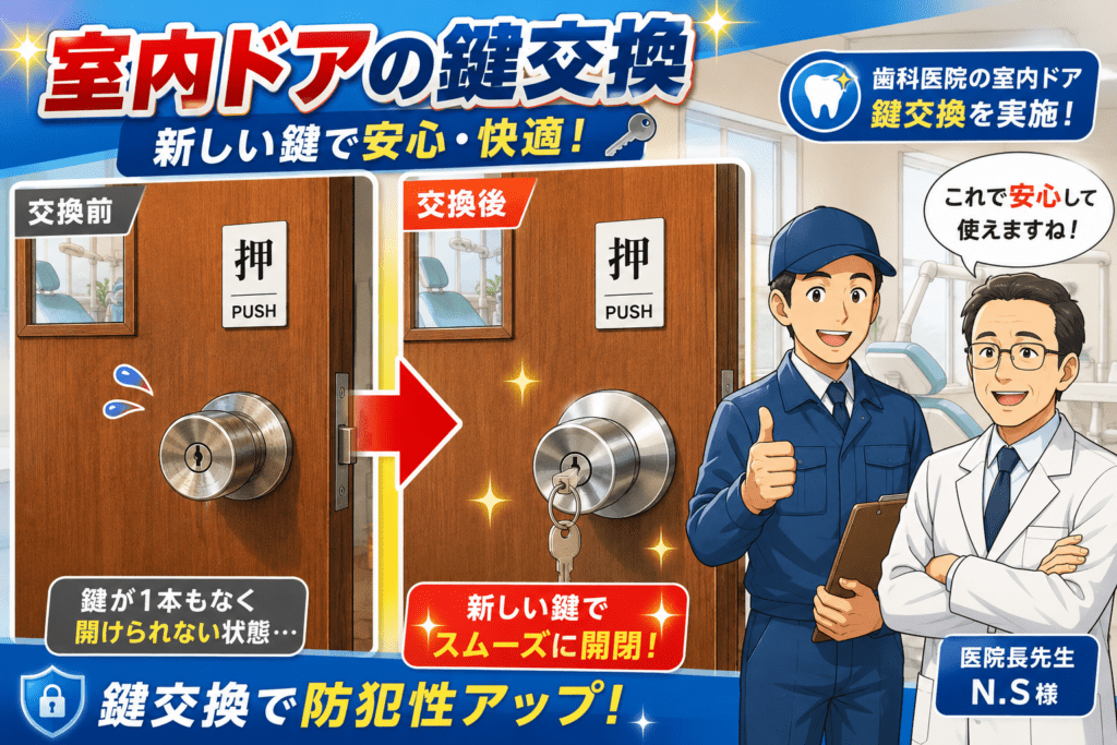 【栃木県栃木市樋ノ口町】鍵の交換がしたいの画像イメージ