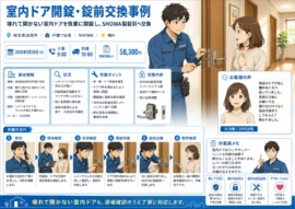 【埼玉県加須市花崎】鍵の修理や調整メンテナンスの画像イメージ