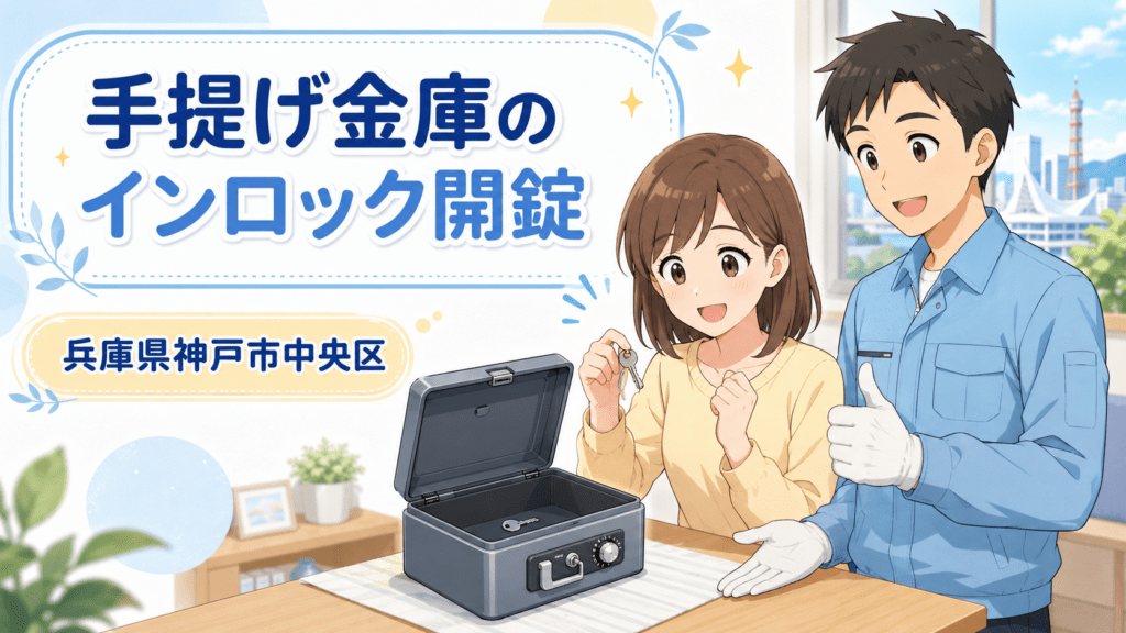【兵庫県神戸市中央区】金庫のカギを開けたいの画像イメージ
