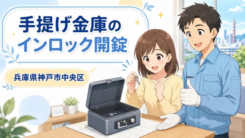 【兵庫県神戸市中央区】金庫のカギを開けたいの画像イメージ