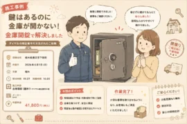 【栃木県鹿沼市下田町】金庫のダイヤルの暗証番号がわかりませんの画像イメージ